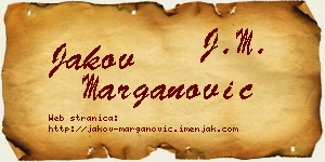 Jakov Marganović vizit kartica